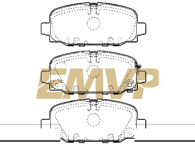 TY0777 Brake Pad Set