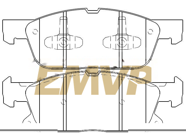 TY2103 Brake Pad Set