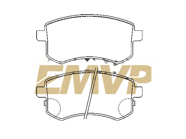 TY3878 Brake Pad Set