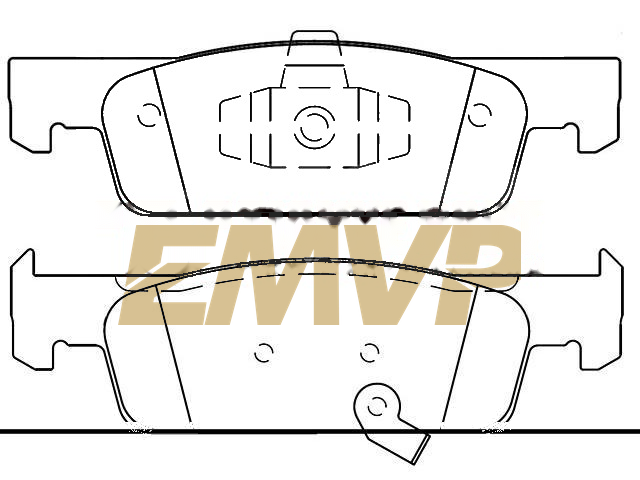 TY1206 Brake Pad Set