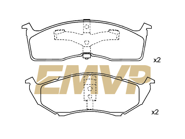 TY9111 Brake Pad Set