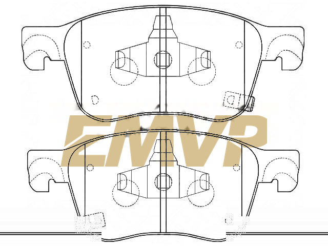 TY2291 Brake Pad Set