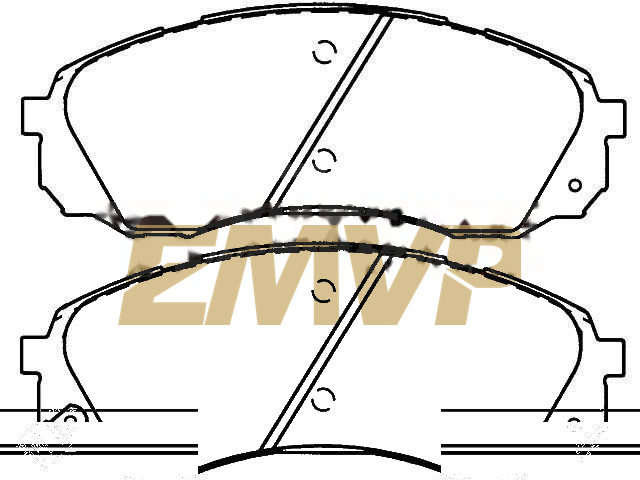 TY7715 Brake Pad Set