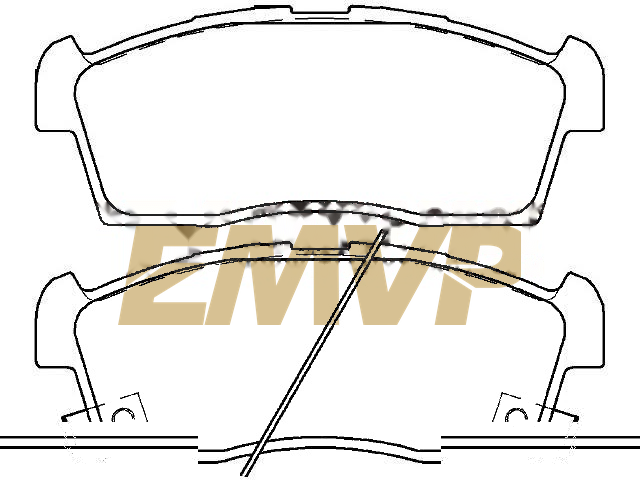 TY4132 Brake Pad Set