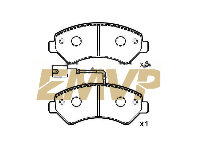 TY7167 Brake Pad Set