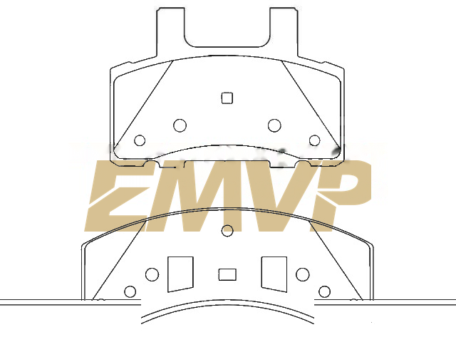 TY8965 Brake Pad Set