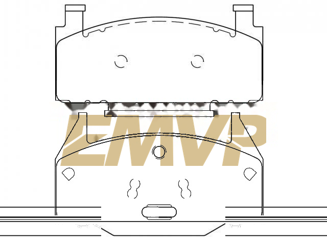 TY2645 Brake Pad Set