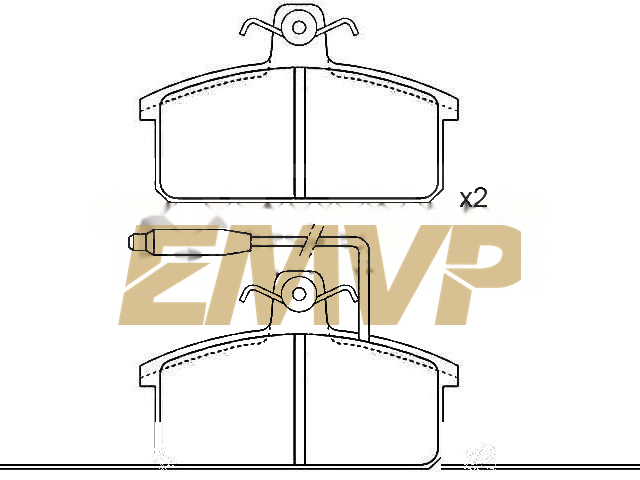 TY5510 Brake Pad Set