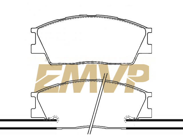 TY2741 Brake Pad Set