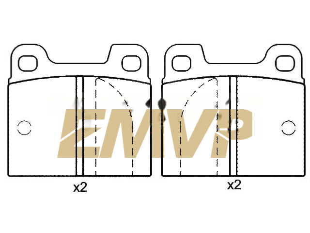 TY7938 Brake Pad Set