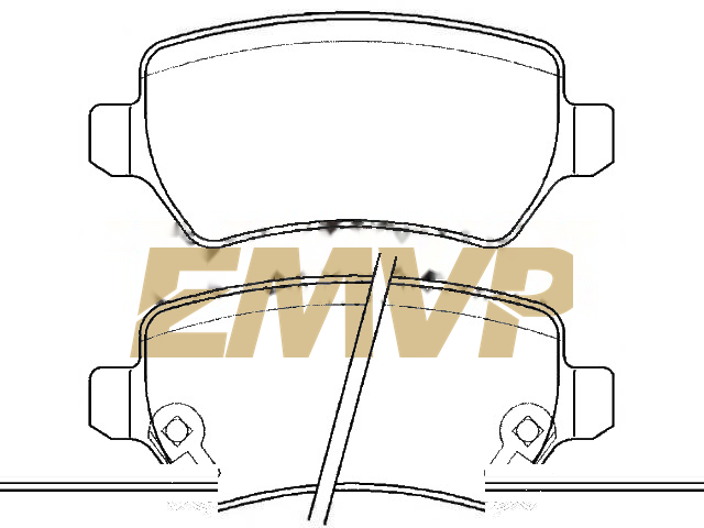 TY5257 Brake Pad Set