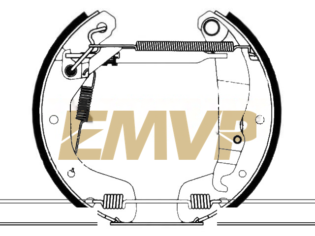TY5415 Brake Shoe Set