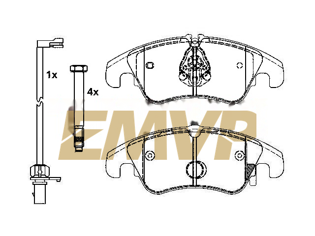 TY3351 Brake Pad Set