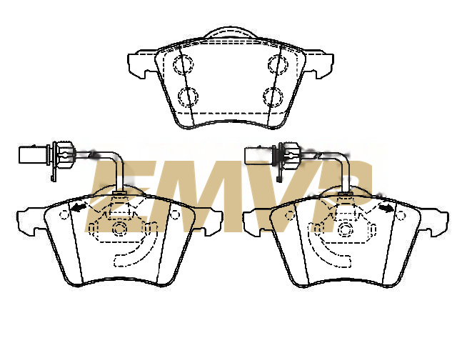 TY9453 Brake Pad Set