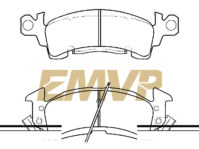 TY7514 Brake Pad Set