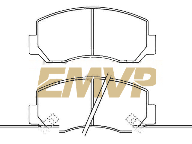 TY3203 Brake Pad Set