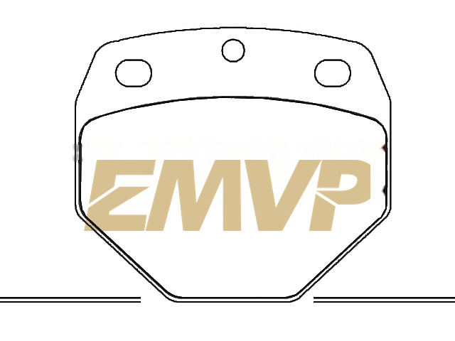 TY0776 Brake Pad Set