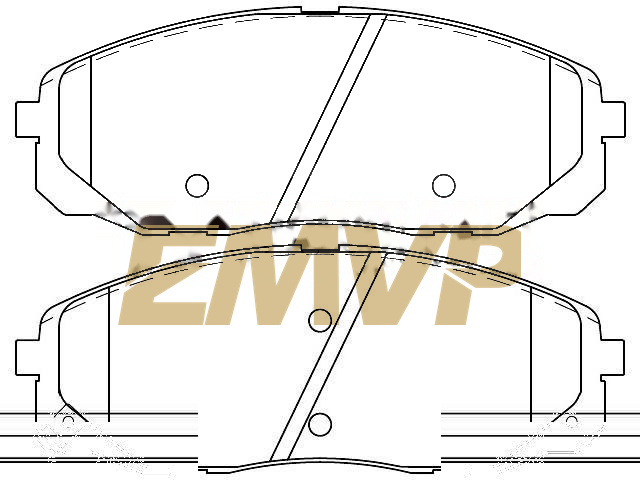 TY7956 Brake Pad Set