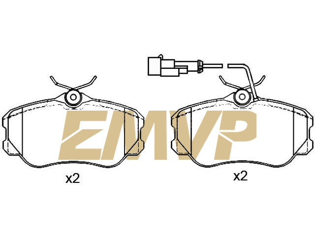 TY5682 Brake Pad Set