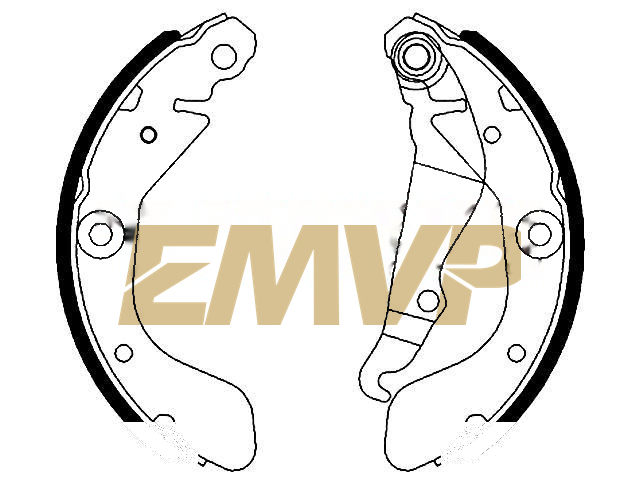 TY8910 Brake Shoe Set