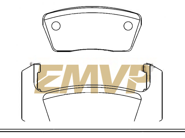 TY4946 Brake Pad Set