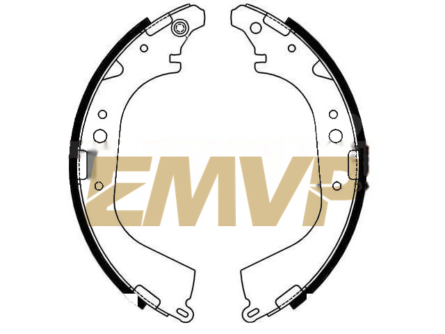 TY6849 Brake Shoe Set