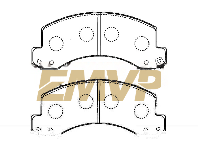 TY3875 Brake Pad Set