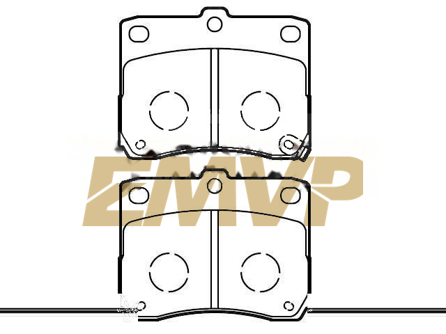 TY6638 Brake Pad Set