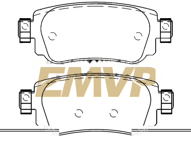 TY7257 Brake Pad Set