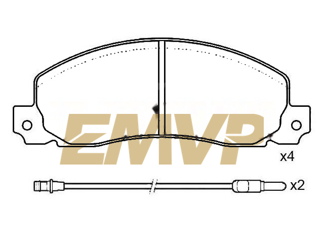 TY7685 Brake Pad Set