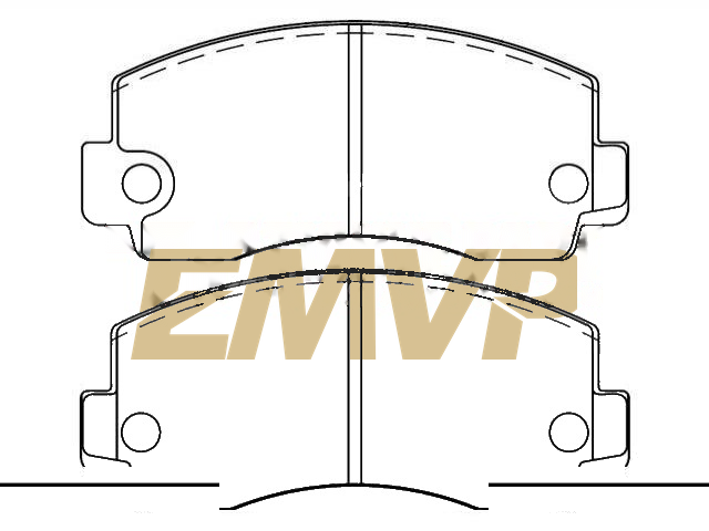 TY5828 Brake Pad Set