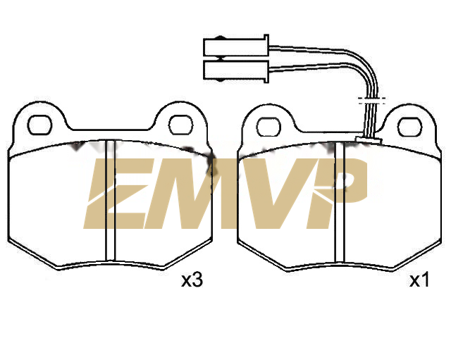 TY1992 Brake Pad Set