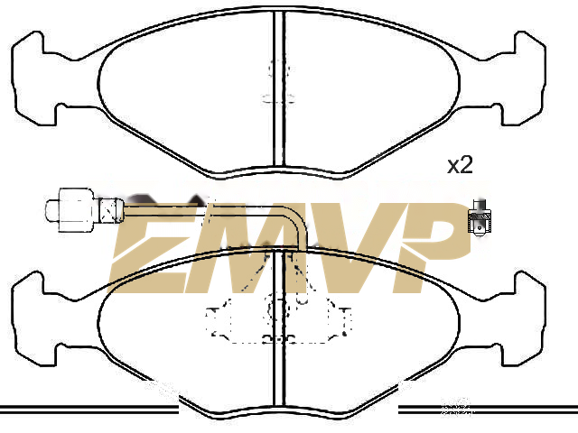 TY8054 Brake Pad Set