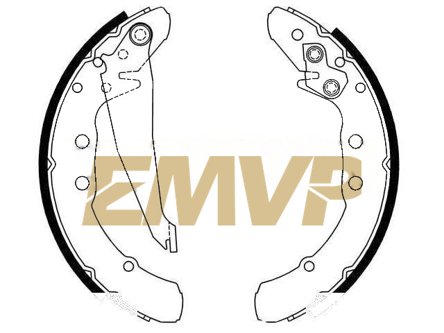 TY7921 Brake Shoe Set