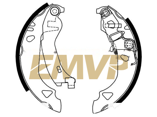 TY0270 Brake Shoe Set