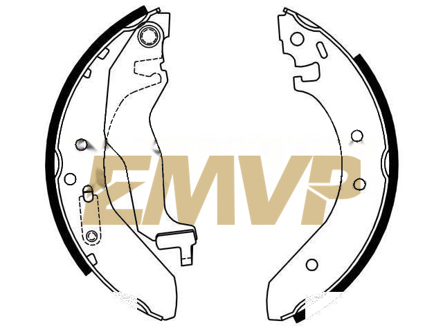 TY9287 Brake Shoe Set