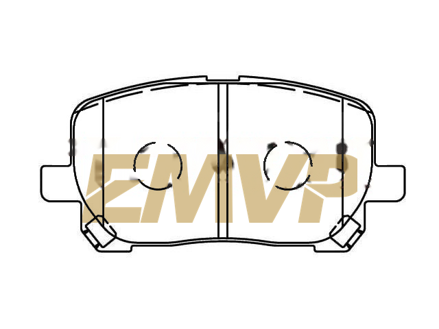 TY3833 Brake Pad Set