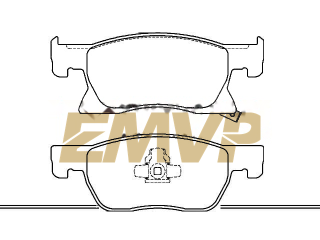 TY6783 Brake Pad Set