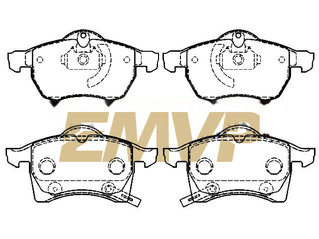 TY9602 Brake Pad Set
