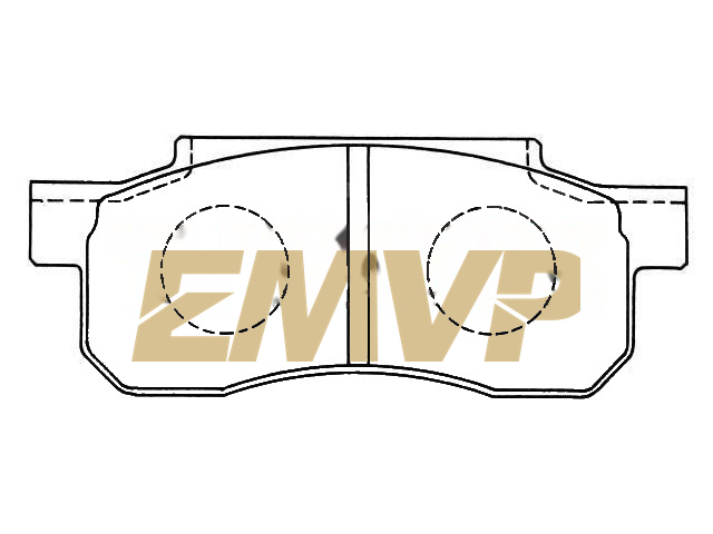 TY6680 Brake Pad Set