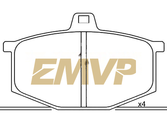 TY1898 Brake Pad Set
