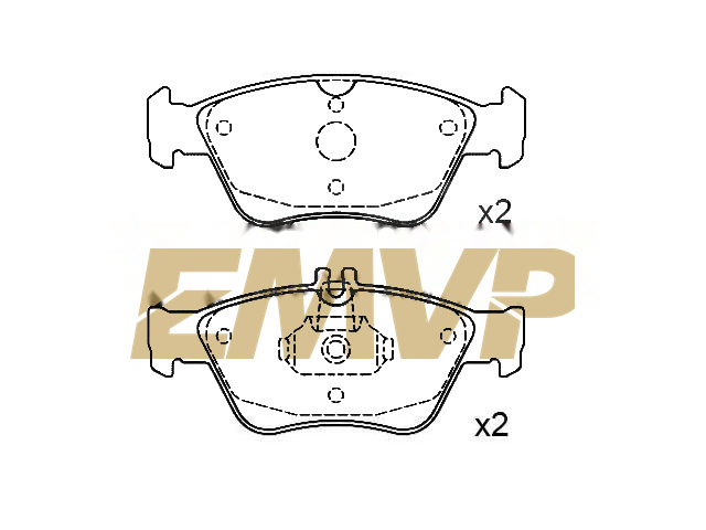 TY9812 Brake Pad Set