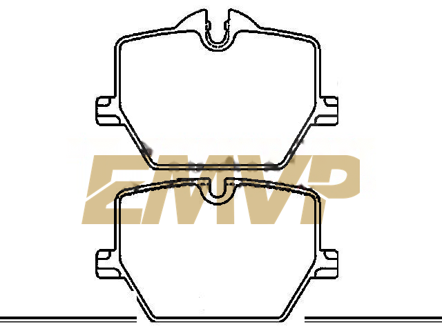 TY7590 Brake Pad Set