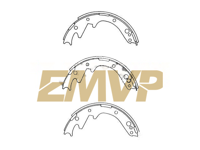 TY5083 Brake Shoe Set