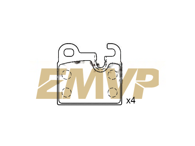 TY4791 Brake Pad Set