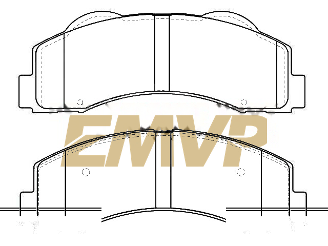 TY0778 Brake Pad Set