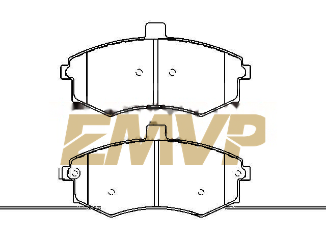 TY4385 Brake Pad Set