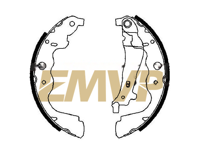 TY9408 Brake Shoe Set