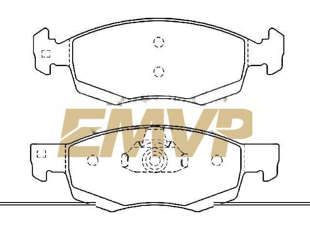 TY1707 Brake Pad Set