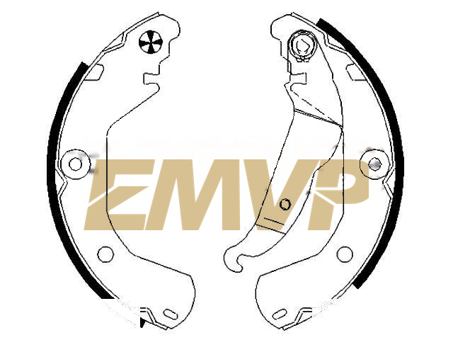 TY7286 Brake Shoe Set